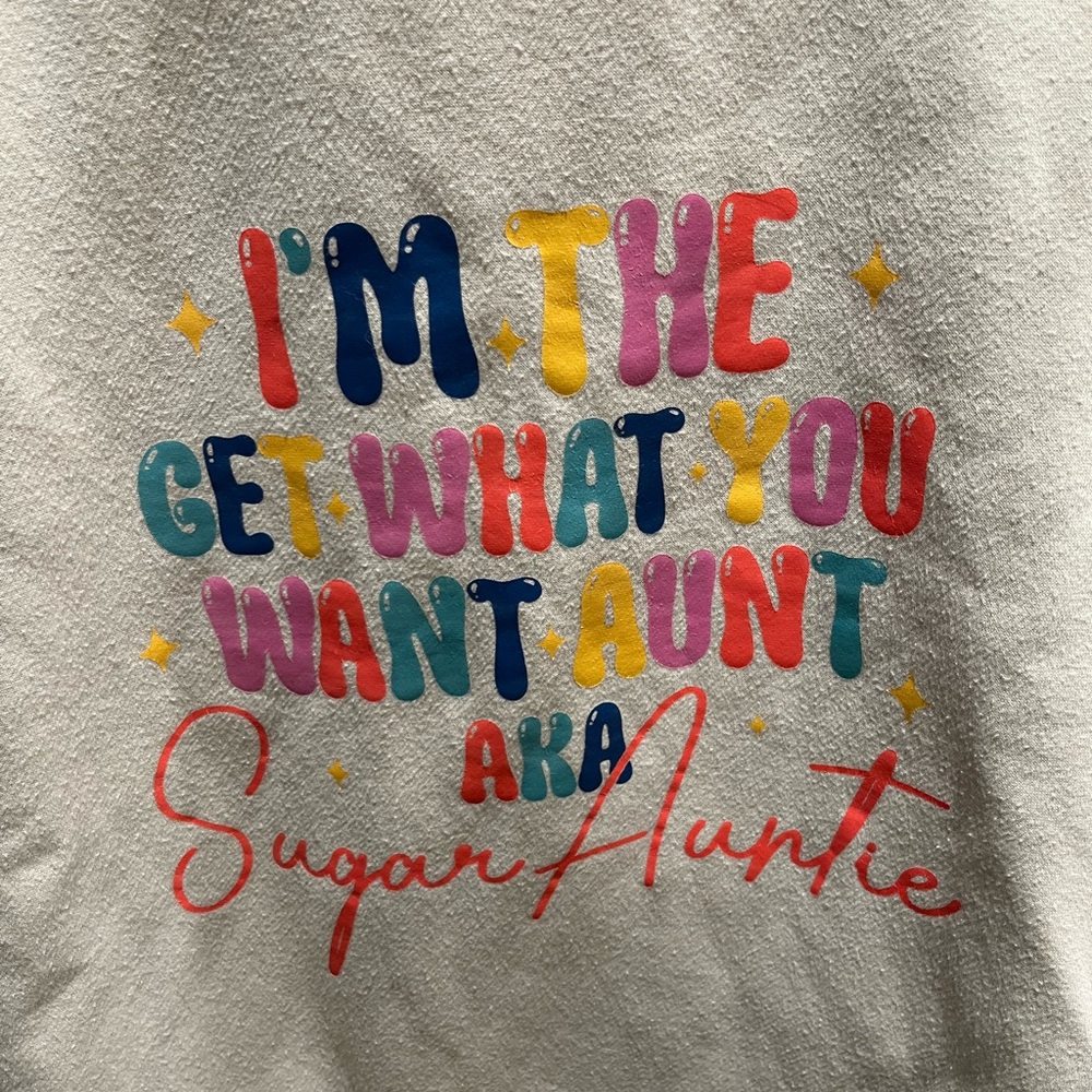 Cream Sugar Auntie Sweatshirt - Picture 3 of 3